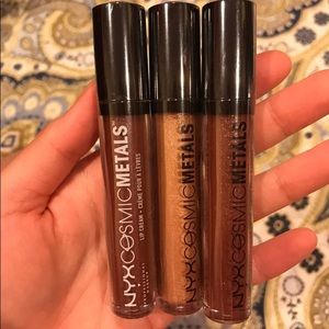 NYX metallic lipgloss